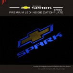 [CHANGE UP] Chevrolet The Next Spark​​​ - Metal Premium LED Inside Door Catch Plates Set