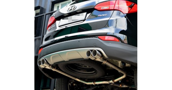 Exhaust System A.JUN Hyundai Santa Fe DM Rear Tuning Dual