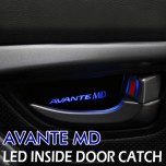 LED-вставки под ручки дверей Ver.2 - Hyundai Avante MD (LEDIST)