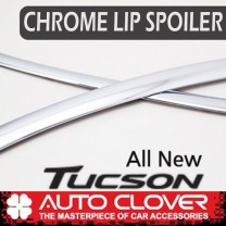 Лип-спойлер C160 (ХРОМ) - Hyundai Tucson TL (AUTO CLOVER)