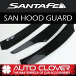 [AUTO CLOVER] Hyundai Santa Fe DM - San Hood Guard Molding Set (B037)