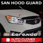 [AUTO CLOVER] SsangYong New Korando C - San Hood Guard Molding Set (B041)
