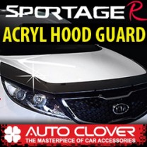 [AUTO CLOVER] KIA Sportage R - Acrylic Hood Guard Set (B106)