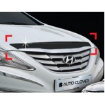 [AUTO CLOVER] Hyundai YF Sonata - Acrylic Hood Guard Molding Set (B111)