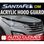 [AUTO CLOVER] Hyundai Santa Fe DM - Acrylic Hood Guard Molding Set (B112)
