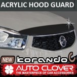 [AUTO CLOVER] SsangYong New Korando C - Acrylic Hood Guard Molding Set (B115)