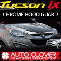 [AUTO CLOVER] Hyundai Tucson iX - Hood Guard Chrome Molding (B514)