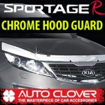 [AUTO CLOVER] KIA Sportage R - Hood Guard Chrome Molding (B515)