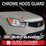 [AUTO CLOVER] SsangYong New Korando C - Chrome Hood Guard Molding Set (B523)