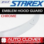 [AUTO CLOVER] Hyundai Grand Starex - Emblem Hood Guard Chrome Molding (D500)