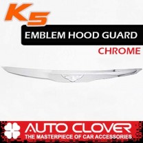 [AUTO CLOVER] KIA K5​ - Emblem Hood Guard Chrome Molding (D507)