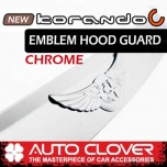 [AUTO CLOVER] SsangYong New Korando C - Emblem Hood Guard Chrome Molding (D515)