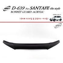 [KYOUNG DONG] Hyundai Santa Fe The Style - Acrylic Bonnet Guard Molding (D-639)