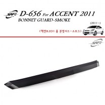[KYOUNG DONG] Hyundai New Accent - Acrylic Bonnett Guard Molding (D-656)