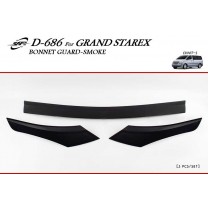 [KYOUNG DONG] Hyundai Grand Starex - Smoked Bonnet Guard Molding Set (D-686)