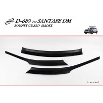[KYOUNG DONG] Hyundai Santa Fe DM - Smoked Bonnet Guard Molding (D-689)