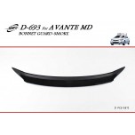 [KYOUNG DONG] Hyundai Avante MD - Smoked Bonnet Guard Molding (D-693)