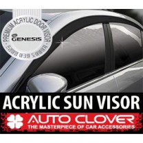 [AUTO CLOVER] Hyundai Genesis - Premium Acrylic Door Visor Set (A125)