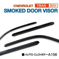 [AUTO CLOVER] Chevrolet Trax - Smoked Door Visor Set (A156)