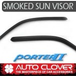 [AUTO CLOVER] Hyundai Porter II - Smoked Door Visor Set (A161)