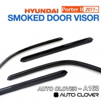 [AUTO CLOVER] Hyundai Porter II - Smoked Door Visor Set (A163)
