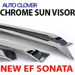 [AUTO CLOVER] Hyundai New EF Sonata - Chrome Door Visor Set (A401)