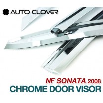 [AUTO CLOVER] Hyundai NF Sonata Transform​ - Chrome Door Visor Set (A431)