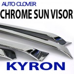 Дефлекторы боковых окон A437 (ХРОМ) - SsangYong Kyron (AUTO CLOVER)