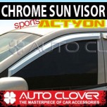 [AUTO CLOVER] SsangYong Actyon Sports - Chrome Door Visor Set (A452)