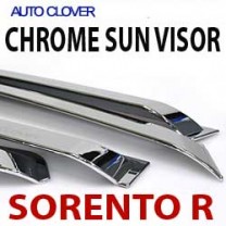 [AUTO CLOVER] KIA Sorento R - Chrome Door Visor Set (A466)