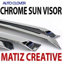 [AUTO CLOVER] Chevrolet Spark - Chrome Door Visor Set (A471)