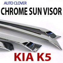 [AUTO CLOVER] KIA K5 - Chrome Door Visor Set (A478)