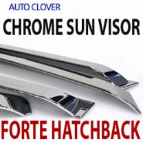 [AUTO CLOVER] KIA Forte Hatchback - Chrome Door Visor Set (A483)