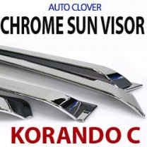 [AUTO CLOVER] SsangYong Korando C - Chrome Door Visor Set (A487)
