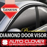 [AUTO CLOVER] Hyundai Genesis - Premium Diamond Door Visor Set (C002)