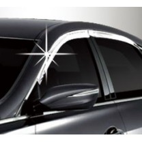 [AUTO CLOVER] Hyundai Grandeur HG - Chrome Door Visor Set (C515)