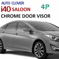 [AUTO CLOVER] Hyundai i40 Saloon - Chrome Door Visor Set (C509)