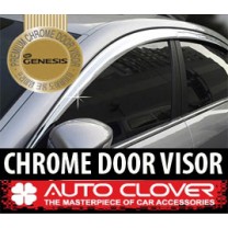 [AUTO CLOVER] Hyundai Genesis - Chrome Door Visor Set (C514)