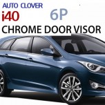 [AUTO CLOVER] Hyundai i40 - Chrome Door Visor Set (C516)
