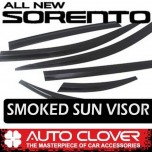 [AUTO CLOVER] KIA All New Sorento UM - Smoked Door Visor Set (D030)