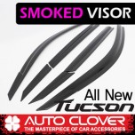 [AUTO CLOVER] Hyundai Tucson TL - Smoked Door Visor Set (D054)