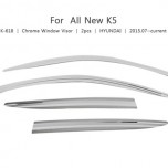 [KYOUNG DONG] KIA All New K5 - Chrome Window Visor Set (K-618)