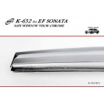 [KYUNG DONG] Hyundai EF Sonata - Chrome Window Visor Set (K-652)