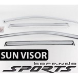 [KYOUNG DONG] SsangYong Korando Sports - Chrome Window Visor Set (K-670)