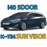 [KYOUNG DONG] Hyundai i40 - Chrome Window Visor Set (K-734)