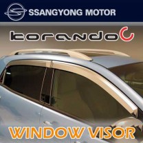 [SSANGYONG] SsangYong Korando C - Chrome Door Visor Set