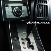 [ARTX] Hyundai Veracruz​ - Carbon Fabric Decal Stickers (Center fascia, ducts, gear panel)