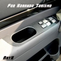 [ARTX] SsangYong Korando Turismo - 3D Carbon Fabric Window Switch Decal Stickers