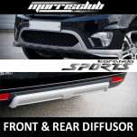 [MORRIS] SsangYong Korando Sports - Front & Rear Lip Skirt Diffuser Set