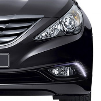 Ходовые огни хендай. Ходовые огни Hyundai Sonata YF. Дневные огни на Hyundai Sonata YF 2013. Sonata 7 LF дневные ходовые огни. Дневные огни на Hyundai Sonata YF.